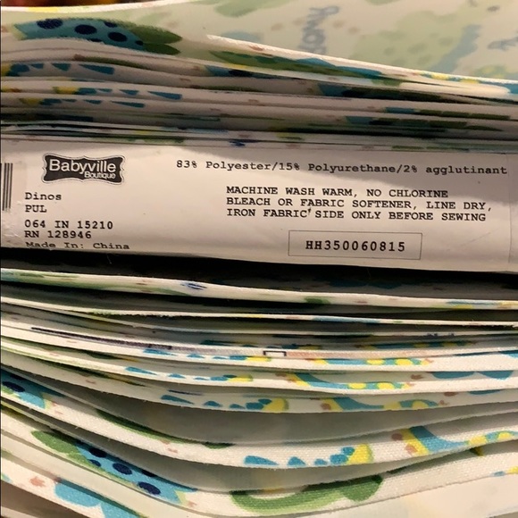 Babyville Dinos Pul Fabric 1/2 yard - Picture 3 of 3